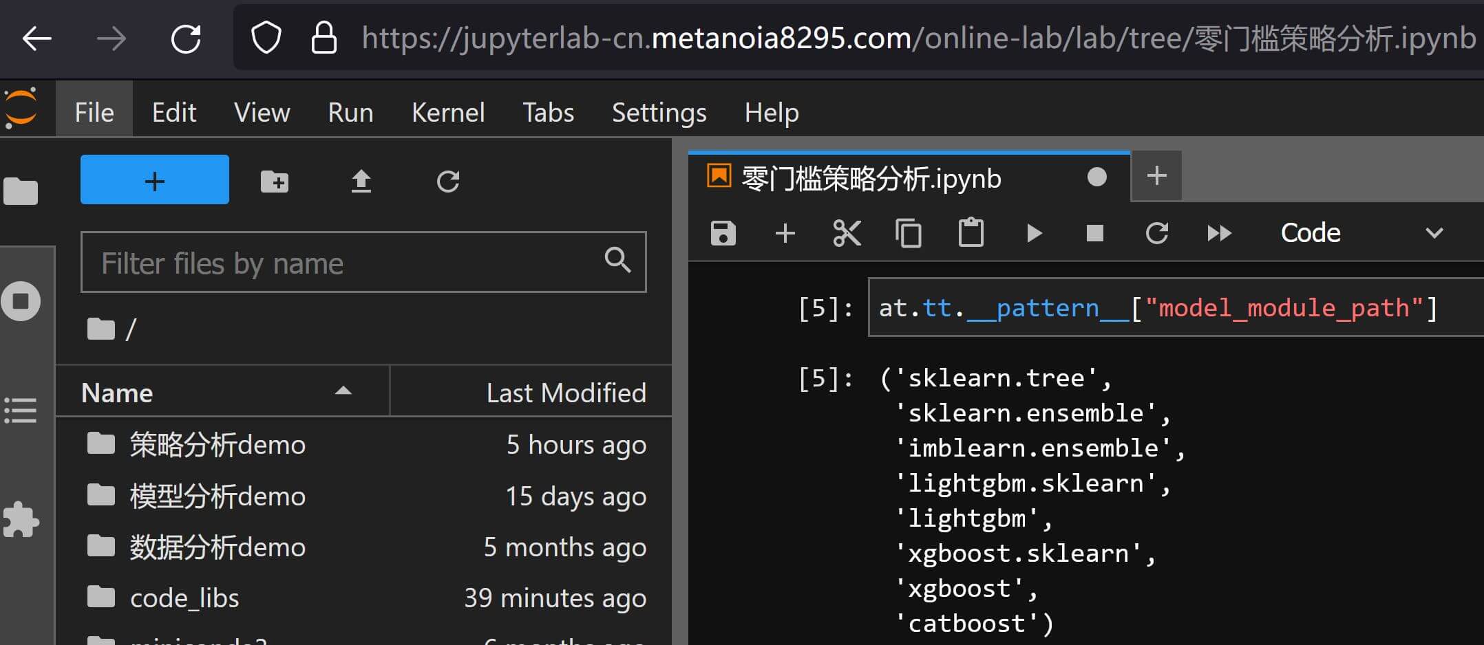 策略化模型支持范围